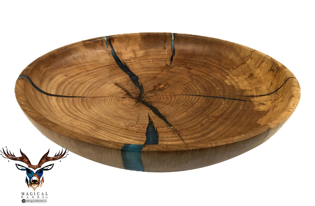 ظروف چوبی و رزینی با طرح های دیدنی جذاب ترین ظروف رزینی و چوبی دستهای جادویی